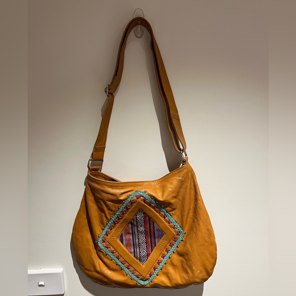 New condition Mahiya Ethically Sourced Leather Boho Handbag - Picture 1 of 16